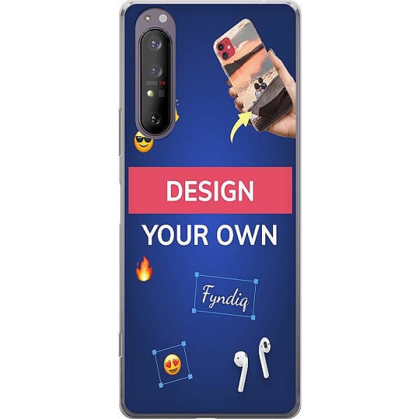 Design dit eget Sony Xperia 1 II Gennemsigtig cover