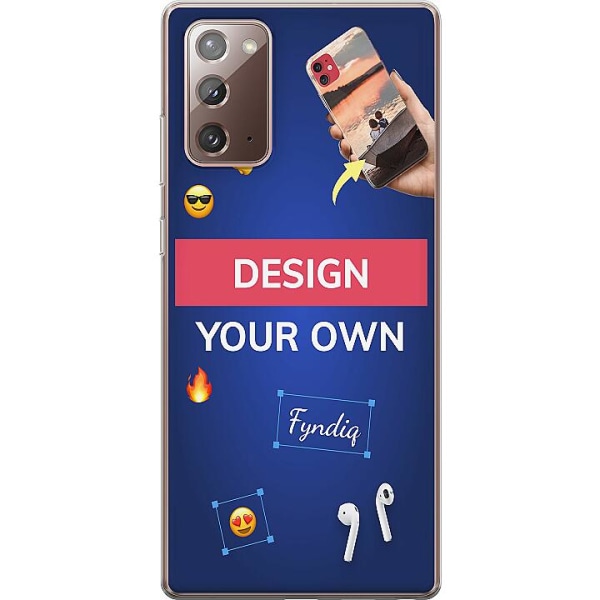 Design dit eget Samsung Galaxy Note20 Gennemsigtig cover