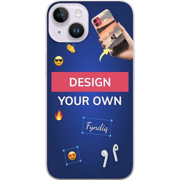 Design ditt eget iPhone 14 Gjennomsiktig deksel