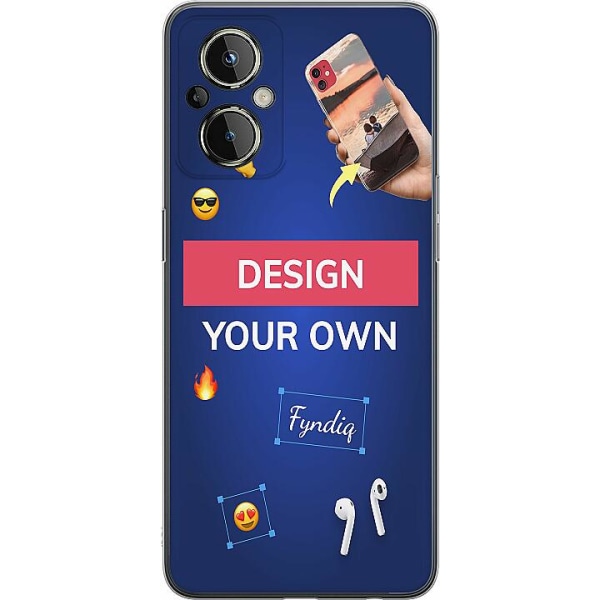 Design dit eget OnePlus Nord N20 5G Gennemsigtig cover