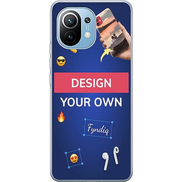 Design ditt eget Xiaomi Mi 11 Gjennomsiktig deksel