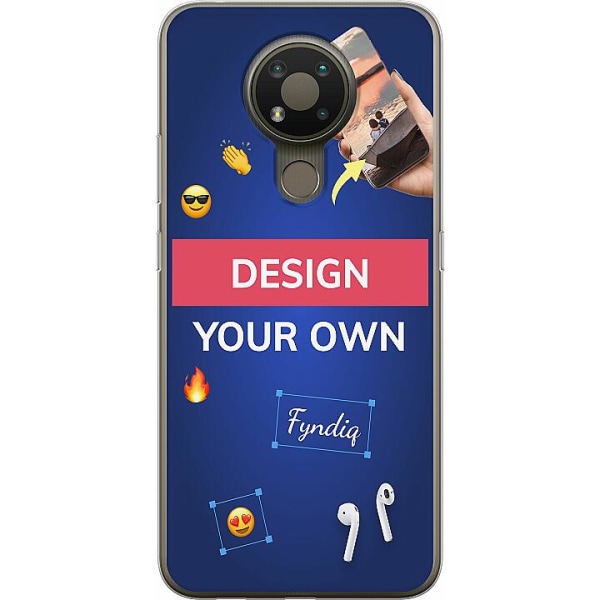 Design dit eget Nokia 3.4 Gennemsigtig cover