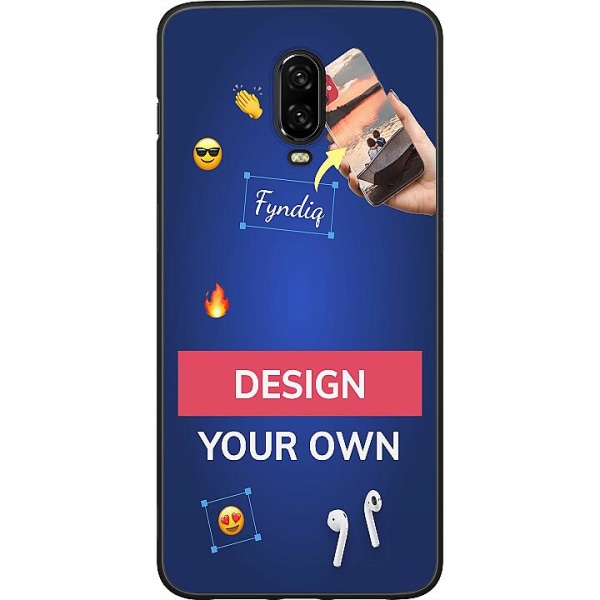 Design ditt eget OnePlus 6T Svart deksel