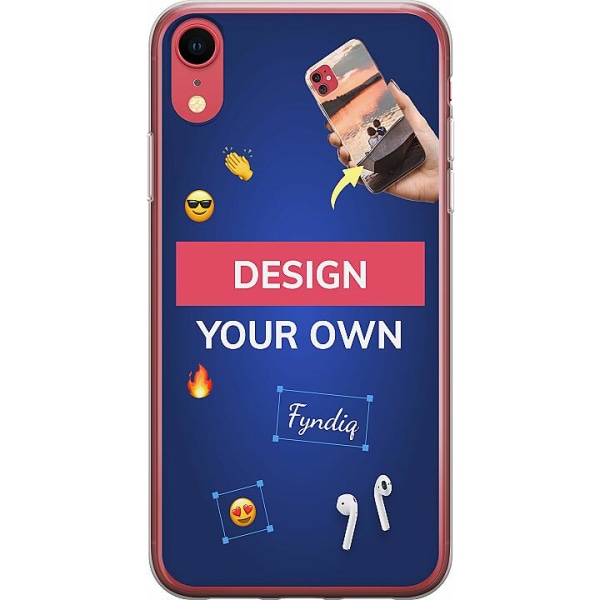 Design dit eget iPhone XR Gennemsigtig cover