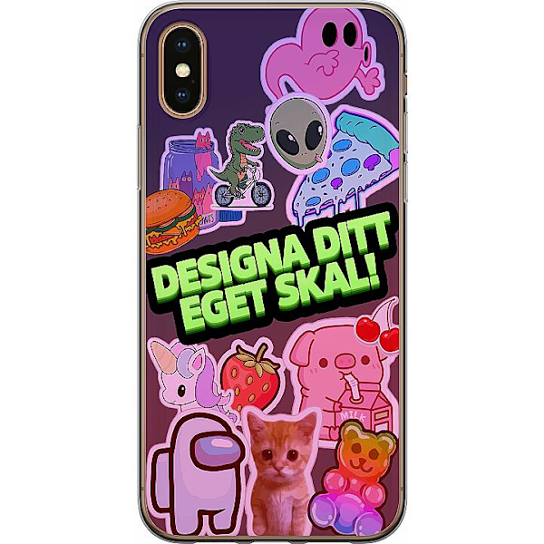 Designa ditt eget iPhone XS Max Genomskinligt Skal