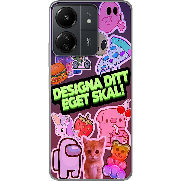 Designa ditt eget Xiaomi Redmi 13C Mobilskal