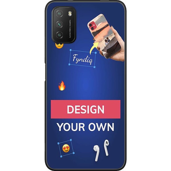 Design ditt eget Xiaomi Poco M3  Svart deksel