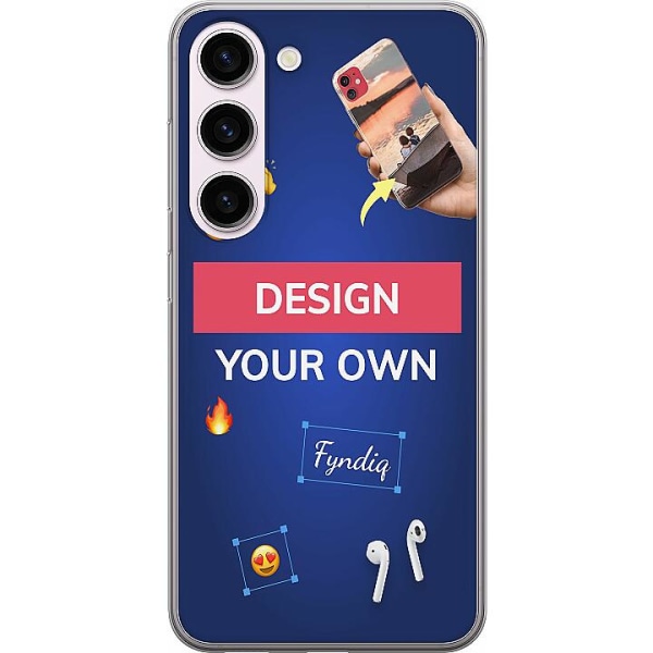 Design ditt eget Samsung Galaxy S23 Gjennomsiktig deksel