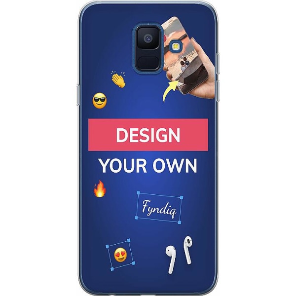 Design ditt eget Samsung Galaxy A6 (2018) Gjennomsiktig deksel