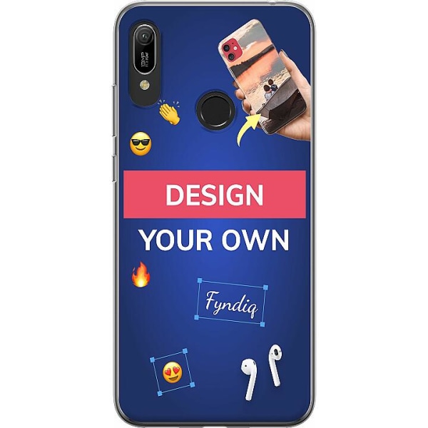 Design ditt eget Huawei Y6 (2019) Gjennomsiktig deksel