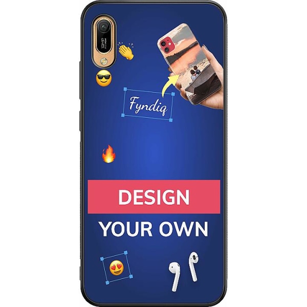Design ditt eget Huawei Y6 (2019) Svart deksel