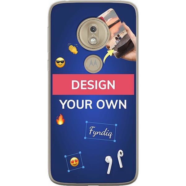 Design ditt eget Motorola Moto G7 Play Gjennomsiktig deksel