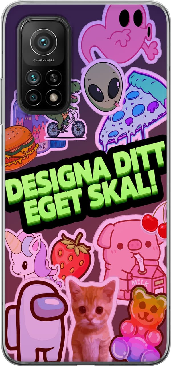 Design ditt eget Xiaomi Mi 10T 5G Mobildeksel