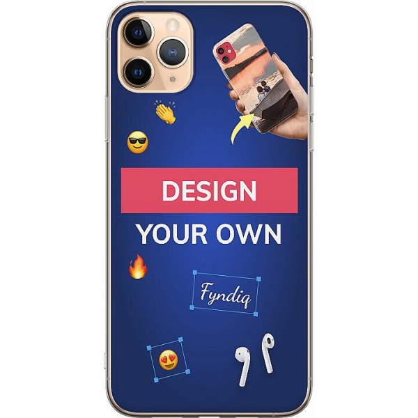 Design ditt eget iPhone 11 Pro Max Gjennomsiktig deksel