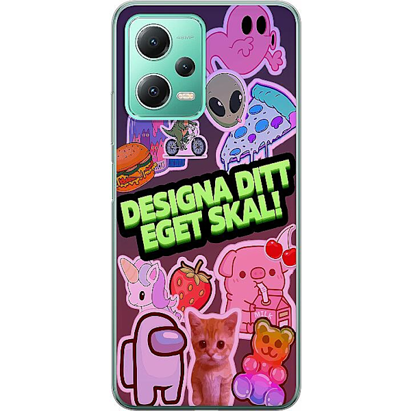 Design ditt eget Xiaomi Redmi Note 12 Mobildeksel