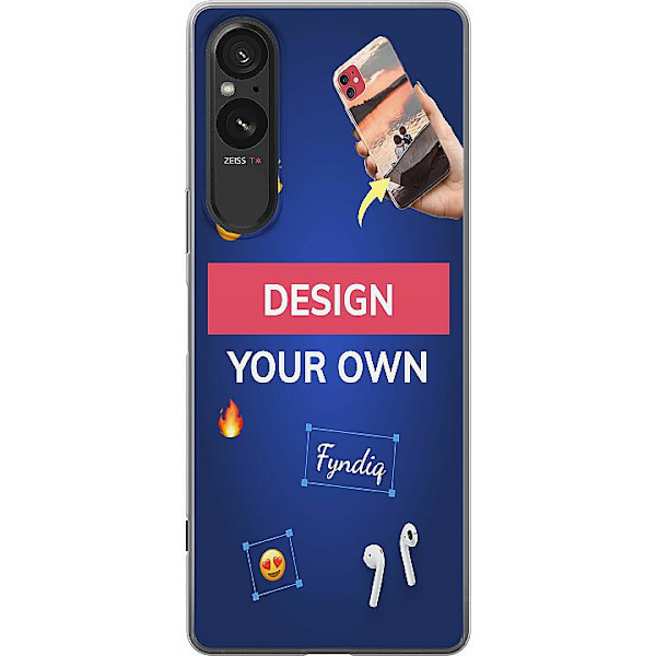 Design ditt eget Sony Xperia 5 V Gjennomsiktig deksel