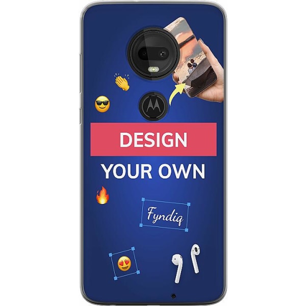 Design dit eget Motorola Moto G7  Gennemsigtig cover
