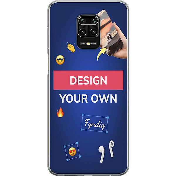 Design ditt eget Xiaomi Redmi Note 9S Gjennomsiktig deksel