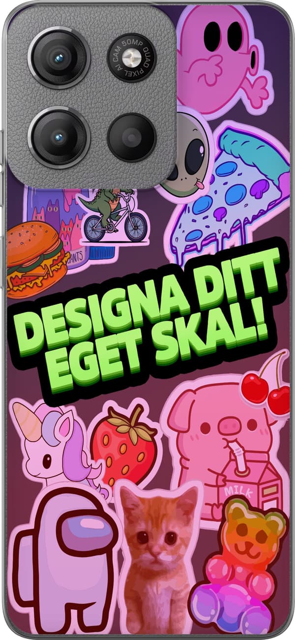 Designa ditt eget Motorola Moto G15 Power Mobilskal