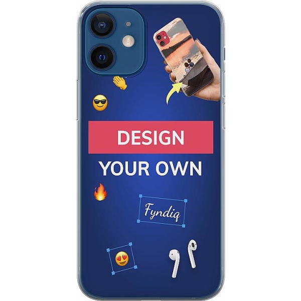 Design dit eget iPhone 12 mini Gennemsigtig cover
