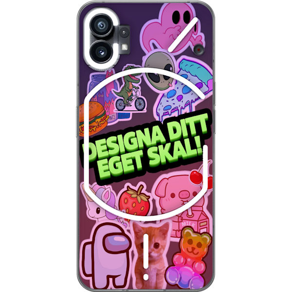 Design ditt eget Nothing Phone (1) Mobildeksel