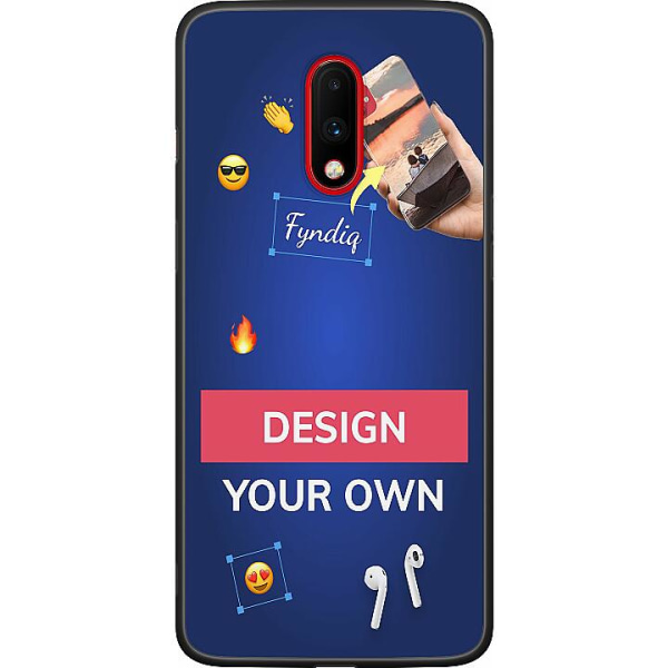 Design ditt eget OnePlus 7 Svart deksel