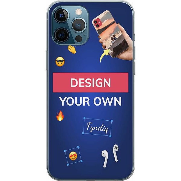 Design ditt eget iPhone 12 Pro Max Gjennomsiktig deksel