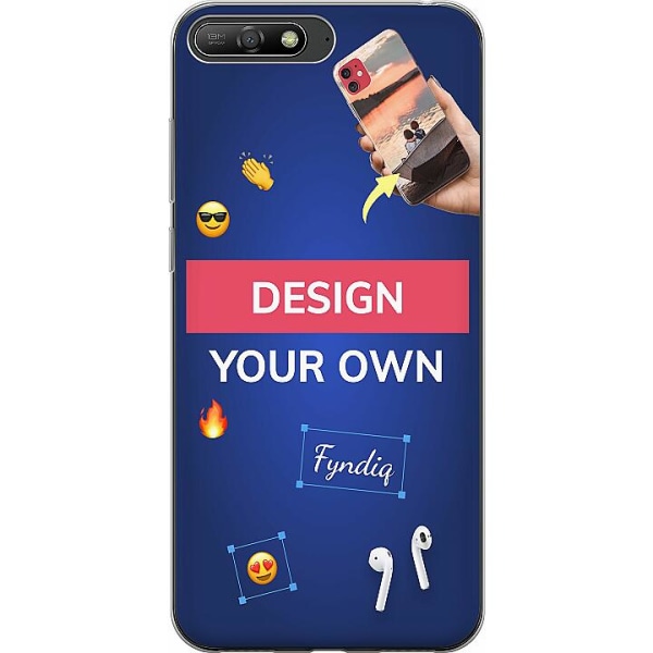 Design ditt eget Huawei Y6 (2018) Gjennomsiktig deksel