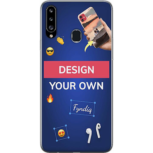 Design ditt eget Samsung Galaxy A20s Gjennomsiktig deksel