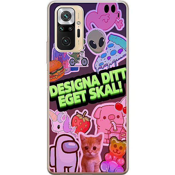 Design dit eget Xiaomi Redmi Note 10 Pro Mobilcover