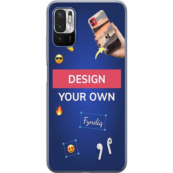 Design dit eget Xiaomi Redmi Note 10 5G Gennemsigtig cover