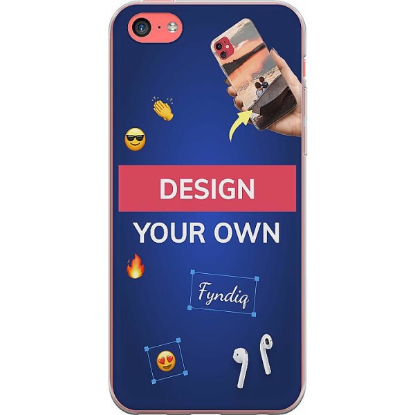 Design dit eget iPhone 5c Gennemsigtig cover