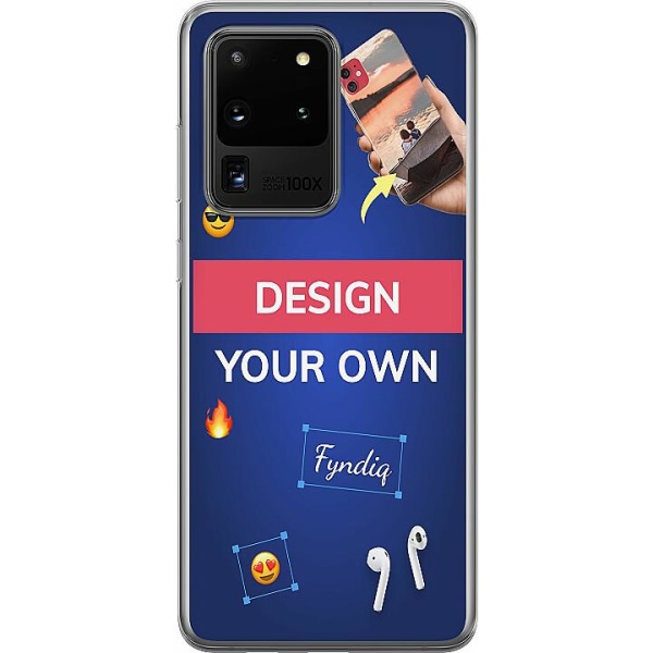Design ditt eget Samsung Galaxy S20 Ultra Gjennomsiktig deksel