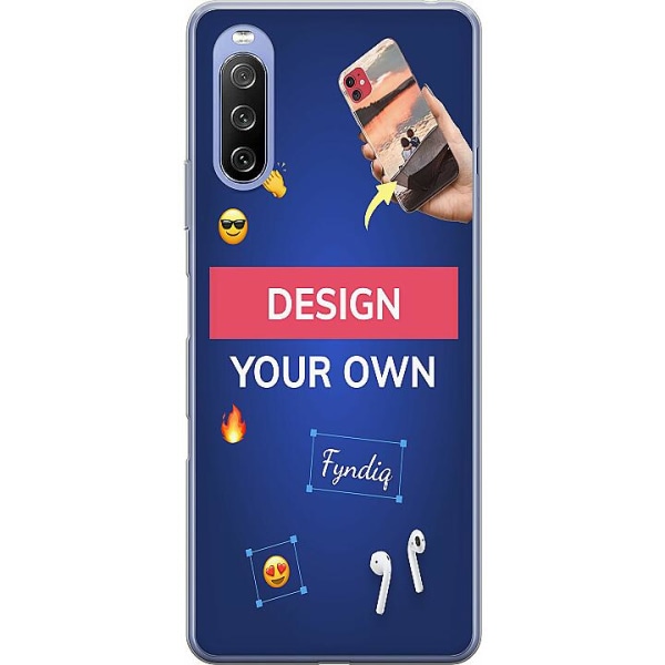 Design ditt eget Sony Xperia 10 III Lite Gjennomsiktig deksel