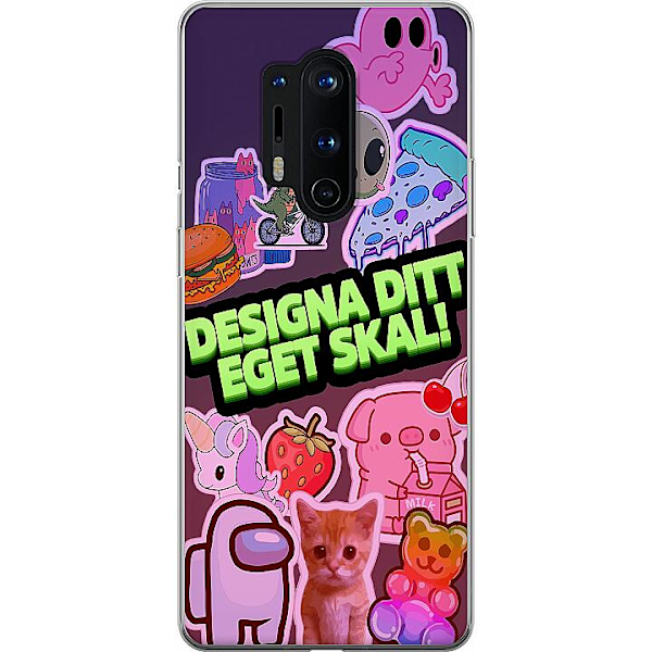 Designa ditt eget OnePlus 8 Pro Genomskinligt Skal