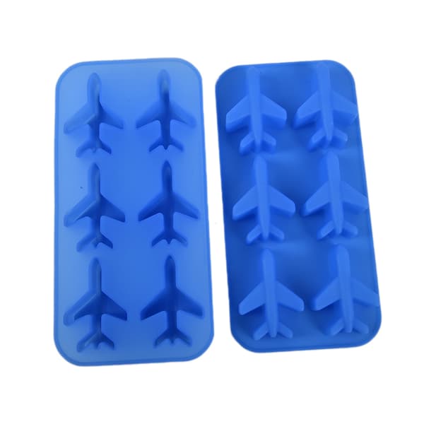 1 STK silikone 3D fly-formet iskugleformmaskine Blue