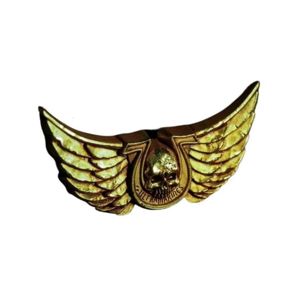 WarHammer 40K Space Marines 2 Speltillbehör Dödskalle Brosch Bre one size