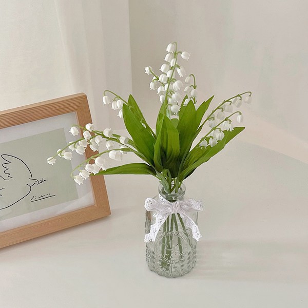 6 tekokukkaa Campanula muovikukkia Kodinsisustus 6pcs