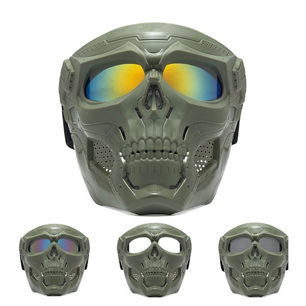 Motorcykel Goggles Mask Vindtæt Skull Motocross Goggles A3