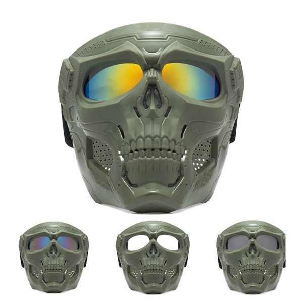 Motorcykel Goggles Mask Vindtät Skull Motocross Goggles A4