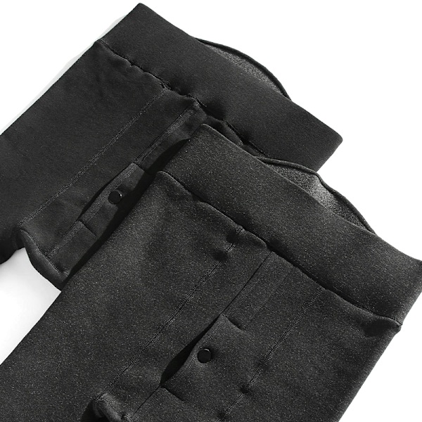 Ull Base Layer Bukser Herre Ull Baselayer Termisk Undertøy Black