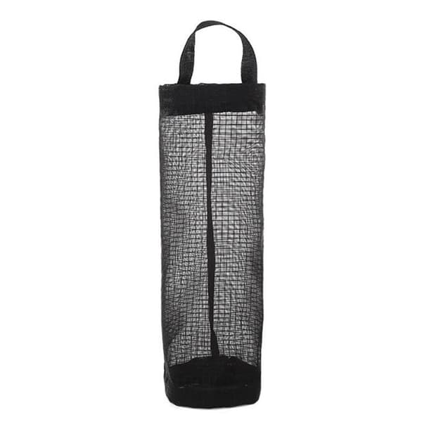 Matkassehållare väggfäste förvaringsdispenser plastkök Black