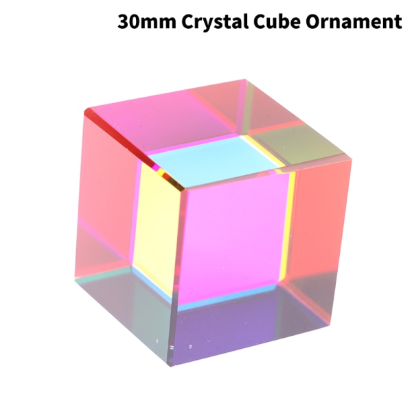 30 mm farveterning prisme tre primære farver dekoration