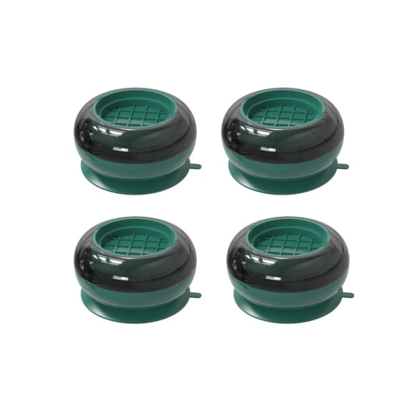 4 stk Vaskehine Vibrasjonspads Vaskehine Support Pad Green