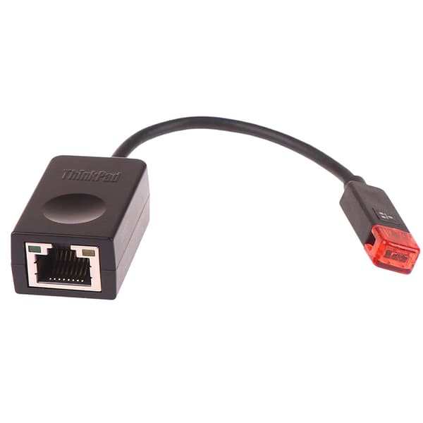Original för ThinkPad X1 Carbon Ethernet-förlängningskabeladapter Black