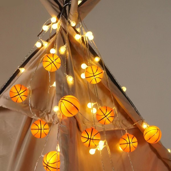 Basket dekor strängljus