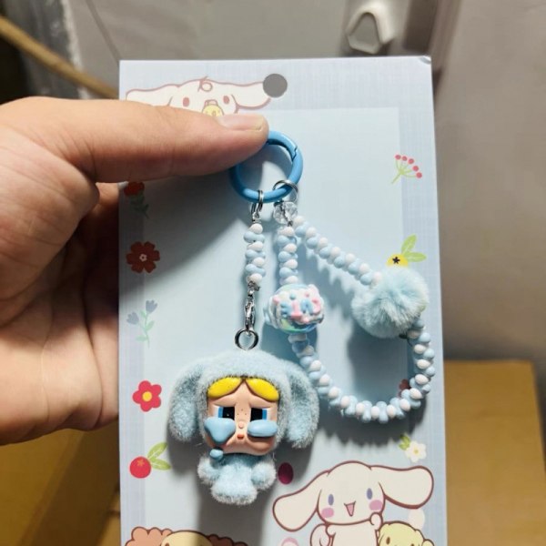 Kawaii Sarjakuvanukke Avaimenperä Laukun Koriste Yleiskäyttöinen Matkapuhelin A8
