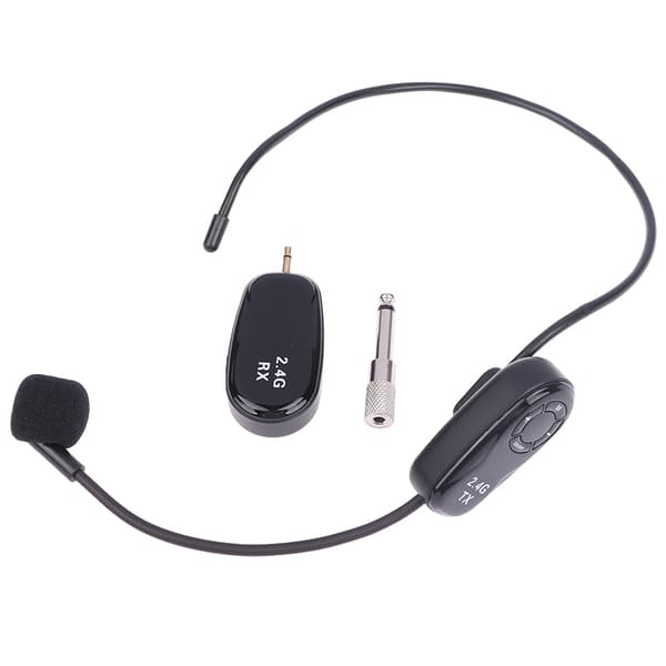 Headset 2.4G trådløs mikrofonsender med modtager