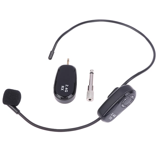Headset 2.4G trådløs mikrofonsender med mottaker