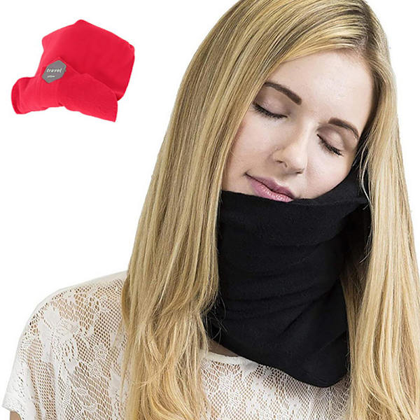 Pehmeä Travel Neck Pillow Kannettavat mukavat nukkumistyynyt Gray